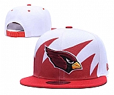 Arizona Cardinals Team Logo White Red Adjustable Hat GS,baseball caps,new era cap wholesale,wholesale hats